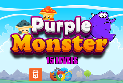 Purple Monster - Platform Game main cover image