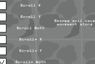 Touch (scroll, zoom, swipe) main cover image