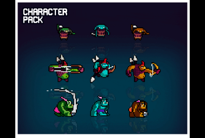 [CHARACTER PACK] ORCS & GOBLINS (Pixel Art Animation Pack) main cover image