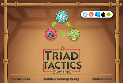 Triad Tactics - Construct 3 Game (HTML5, AdMob, C3P) main cover image