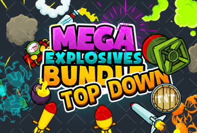 Top down mega explosives pack main cover image